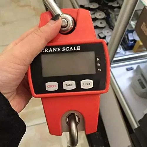 Pèse-personne numérique électronique avec écran LCD à suspendre 300 kg