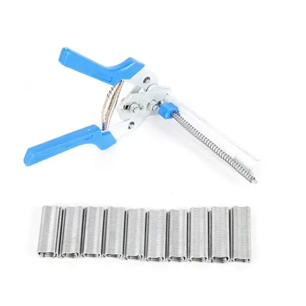 Hog Ring Pince pour clôture automatique avec 600 agrafes