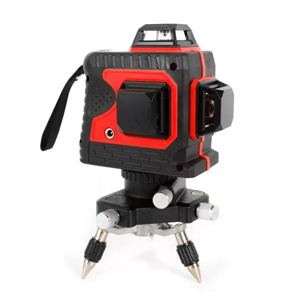 Niveau à bulle 3D auto-nivelant 12 lignes 360° (aspect rouge lumière verte) Niveau à bulle 3D auto-nivelant 12 lignes 360° (aspect rouge lumière verte)