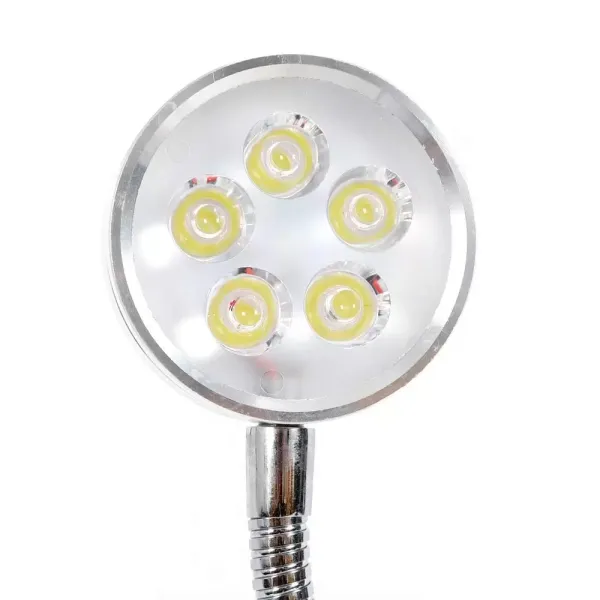 Lampe de Machine avec Base Magnétique, 5W Lampe de Tour à LED Magnétique Lampe de Bras Étanche Flexible COB Lampe deTravail à Col de Cygne