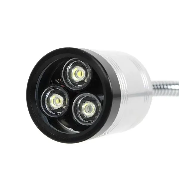 Lumière de col de cygne Avec base ronde magnétique de lumière de travail de lampe de 6W LED pour Machine-outil CNC