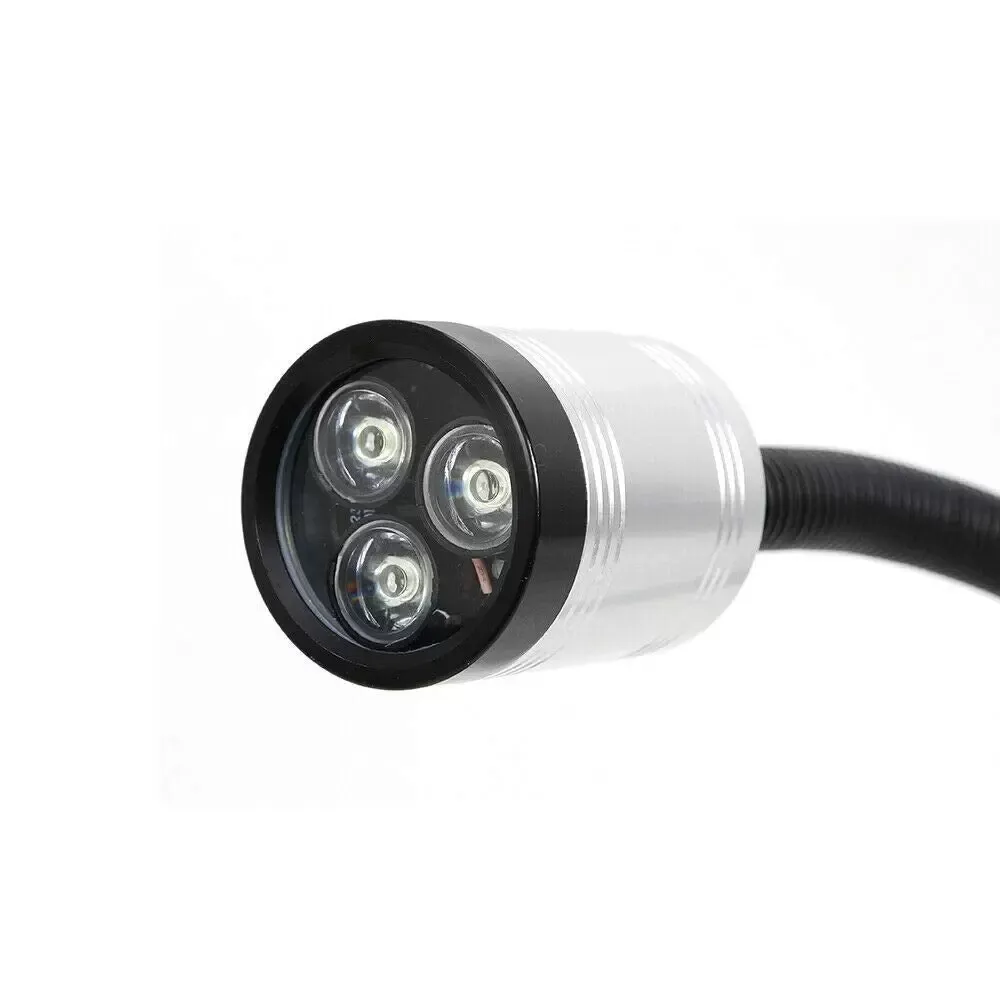 Lampe de machine avec pied magnétique fixe, lampe à économie d'énergie pour l'artisanat CNC établi éclairage de machine (pied magnétique changeable)