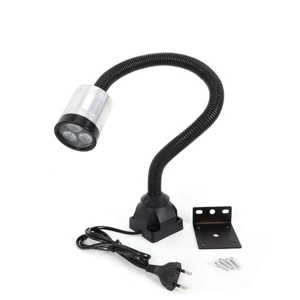 Lampe de machine avec pied fest fixe, lampe à économie d'énergie pour bricolage, établi CNC, éclairage de machine (base fixe)