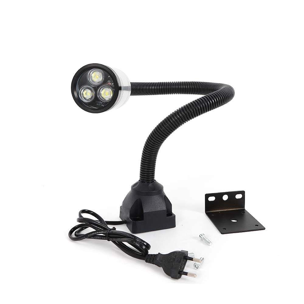 Lampe de machine avec pied fest fixe, lampe à économie d'énergie pour bricolage, établi CNC, éclairage de machine (base fixe)