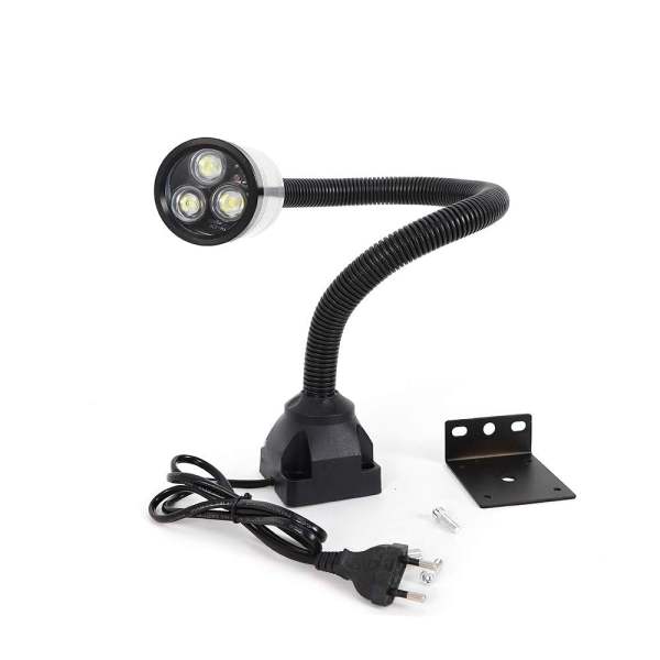 Lampe de machine avec pied fest fixe, lampe à économie d'énergie pour bricolage, établi CNC, éclairage de machine (base fixe)