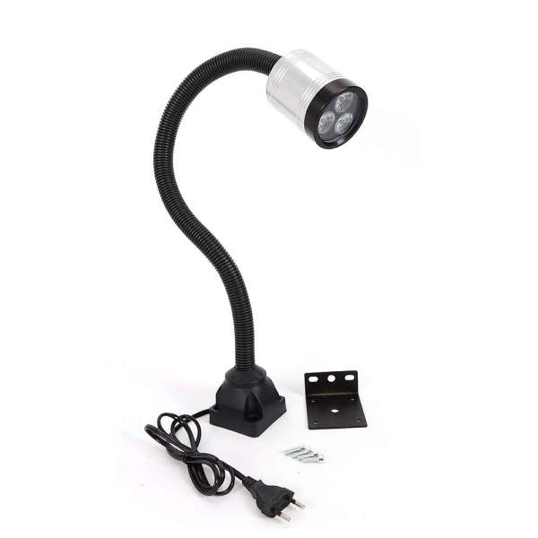 Lampe de machine avec pied fest fixe, lampe à économie d'énergie pour bricolage, établi CNC, éclairage de machine (base fixe)
