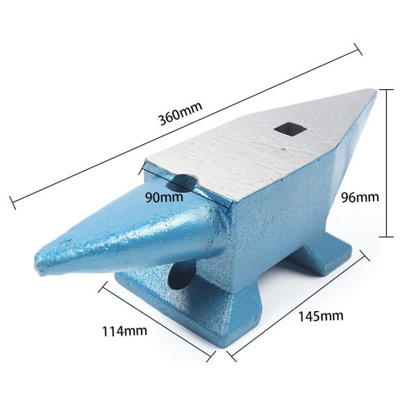 Enclume forgé 5 kg en acier massif forgé incassable pour forge (5 kg) Enclume forgé 5 kg en acier massif forgé incassable pour forge (5 kg)