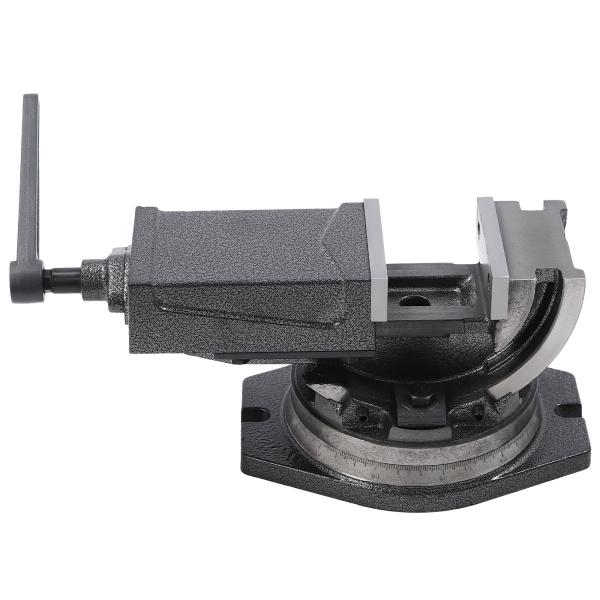 Étau de 100 mm - Haute précision - Inclinable à 90° - Socle rotatif - Étau de table