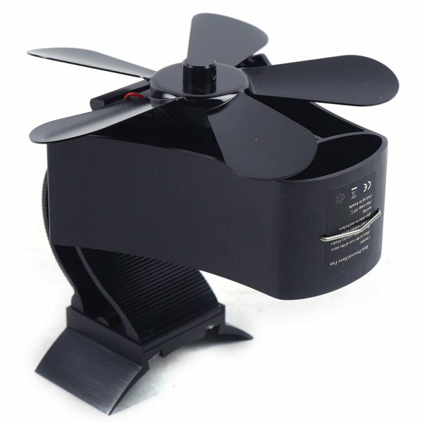 Ventilateur de cuisinière sans électricité, sans bruit, ventilateur de cheminée, ventilateur rotatif à 5 pales Ventilateur de cuisinière sans électricité, sans bruit, ventilateur de cheminée, ventilateur rotatif à 5 pales