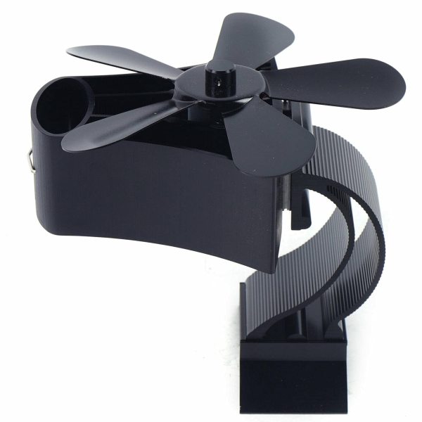 Ventilateur de cuisinière sans électricité, sans bruit, ventilateur de cheminée, ventilateur rotatif à 5 pales Ventilateur de cuisinière sans électricité, sans bruit, ventilateur de cheminée, ventilateur rotatif à 5 pales