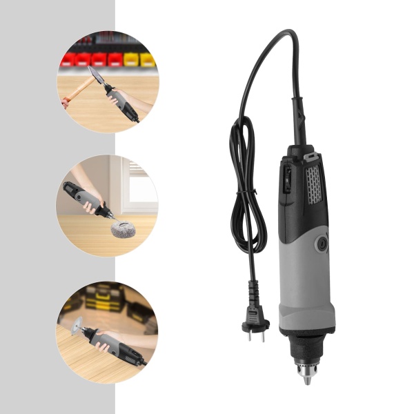 Ponceuse électrique 220 V 6 fraises variables 400 W 28 000 tr/min pour poncer soi-même et découper (0,6-6,5 mm)