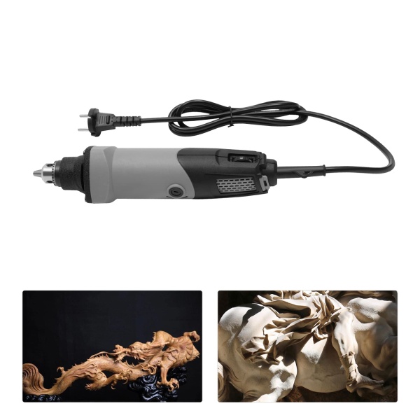 Ponceuse électrique 220 V 6 fraises variables 400 W 28 000 tr/min pour poncer soi-même et découper (0,6-6,5 mm)