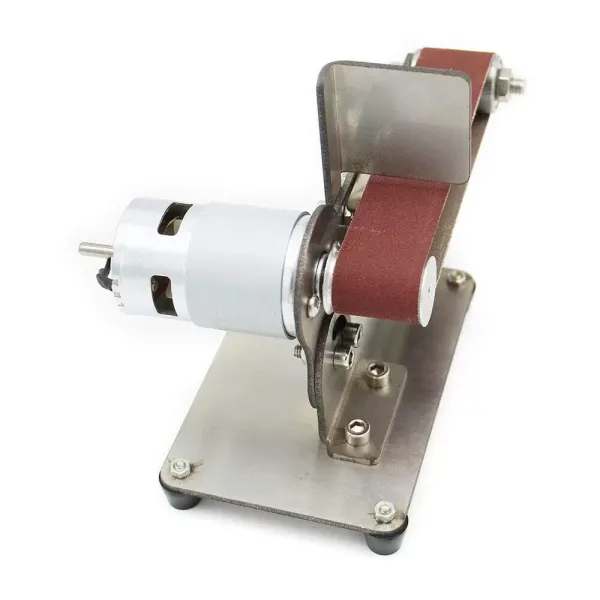 Mini Grinder Ponceuse à bande électrique DIY Polisseuse de bord 30 mm 24 V 9000 tr/min