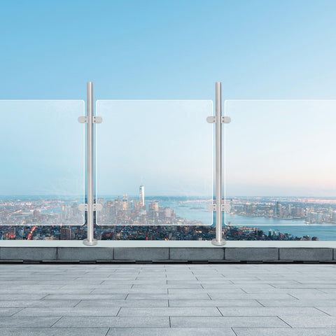 Poteau de balustrade en acier inoxydable 316