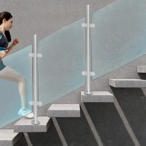 Poteau de balustrade en acier inoxydable 316