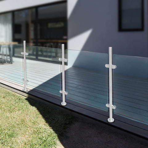 Poteau de balustrade en acier inoxydable 316