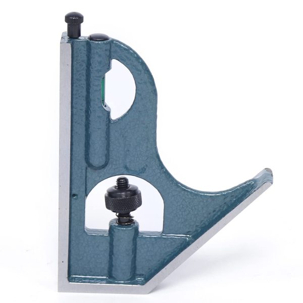 Kit d'angle de combinaison - Angle de butée réglable de 0 ° et 180 ° - Règle d'angle professionnelle de 300 mm - En acier inoxydable