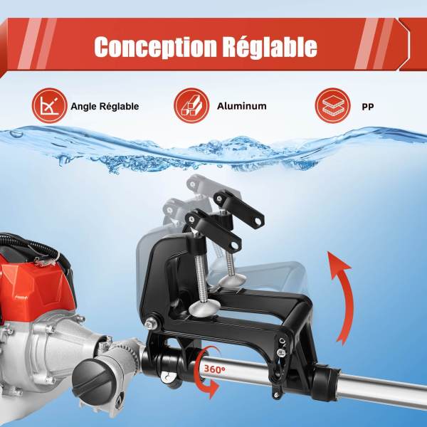 Moteur hors-bord moteur électrique moteur à essence bateau de pêche moteur bateau 2 temps 2,3 CV CDI système Moteur hors-bord moteur électrique moteur à essence bateau de pêche moteur bateau 2 temps 2,3 CV CDI système