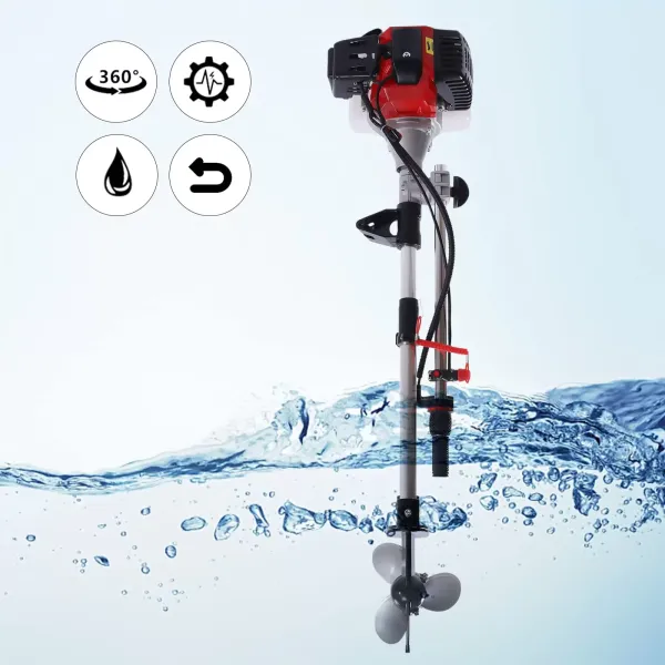 Moteur hors-bord moteur électrique moteur à essence bateau de pêche moteur bateau 2 temps 2,3 CV CDI système Moteur hors-bord moteur électrique moteur à essence bateau de pêche moteur bateau 2 temps 2,3 CV CDI système