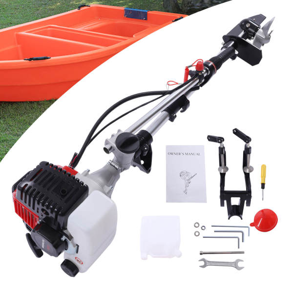 Moteur hors-bord moteur électrique moteur à essence bateau de pêche moteur bateau 2 temps 2,3 CV CDI système