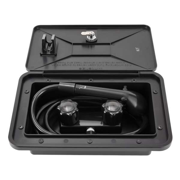 Kit de Cabine de Douche Extérieure RV avec Robinet de Camping-Car Unité