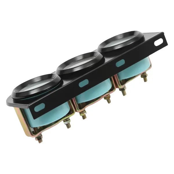 Instruments supplémentaires 3 en 1 de 52 mm Jauge de température d'eau Jauge de pression d'huile Jauge de voltmètre