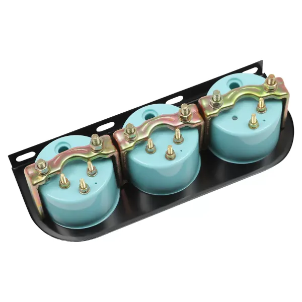 Instruments supplémentaires 3 en 1 de 52 mm Jauge de température d'eau Jauge de pression d'huile Jauge de voltmètre