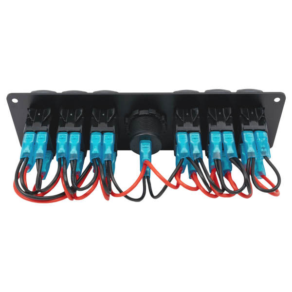 Panneau de commutation de panneau de commutation LED DC 12 V/24 V 6 gangs pour bateau de bus de voiture