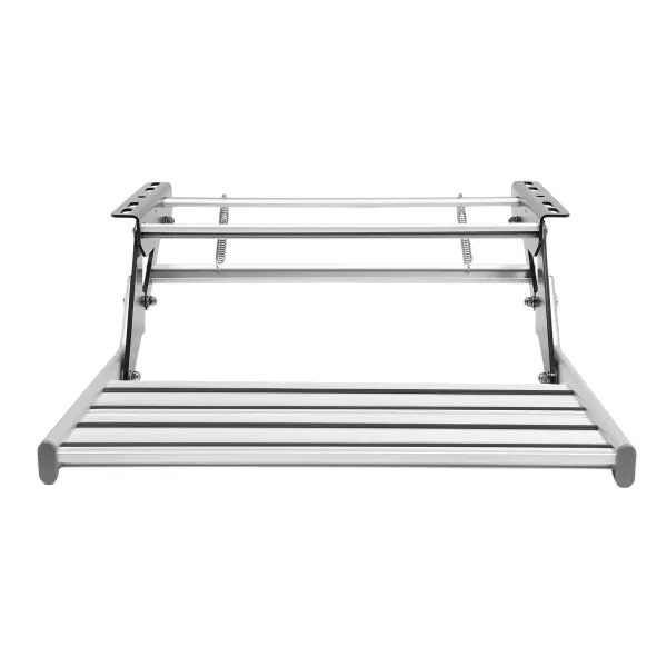 Marchepied manuel en alliage d'aluminium pour camping-car et caravane