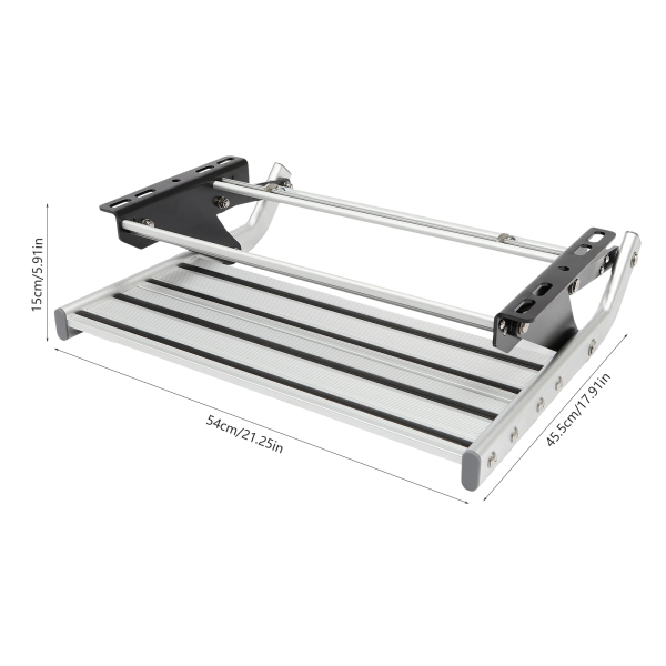Marchepied manuel en alliage d'aluminium pour camping-car et caravane Marchepied manuel en alliage d'aluminium pour camping-car et caravane