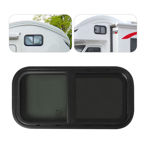 Fenêtre latérale de caravane en verre trempé et moustiquaire