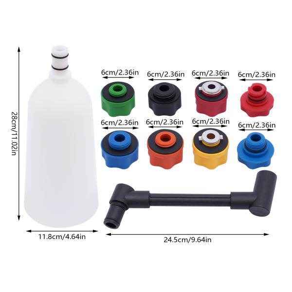 10pc Engine Oil Filler Funnel and Adapter Set, Une aide précieuse pour l'ajout d'huile 10pc Engine Oil Filler Funnel and Adapter Set, Une aide précieuse pour l'ajout d'huile