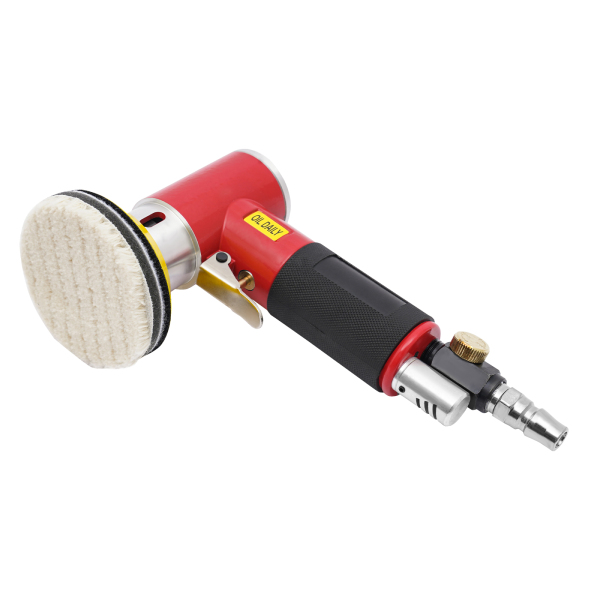 Polisseuse excentrique pour polissage, meulage et cirage professionnels, 10 000 tr/min, vitesse de ralenti (rouge) Polisseuse excentrique pour polissage, meulage et cirage professionnels, 10 000 tr/min, vitesse de ralenti (rouge)