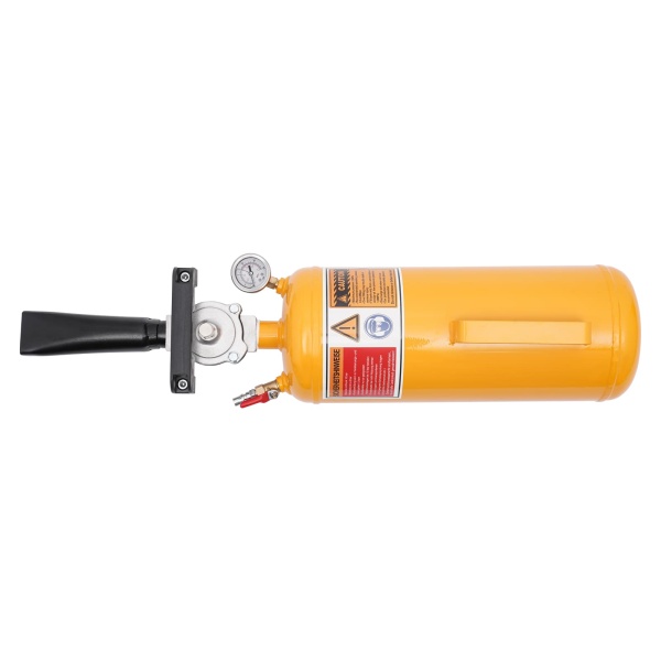 Remplisseur de talon de pneu 8L, Gonfleur de pneus à air comprimé, Pression maximale 1Mpa/145PSI (jaune) Remplisseur de talon de pneu 8L, Gonfleur de pneus à air comprimé, Pression maximale 1Mpa/145PSI (jaune)
