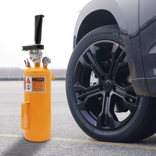 Remplisseur de talon de pneu 8L, Gonfleur de pneus à air comprimé, Pression maximale 1Mpa/145PSI (jaune) Remplisseur de talon de pneu 8L, Gonfleur de pneus à air comprimé, Pression maximale 1Mpa/145PSI (jaune)