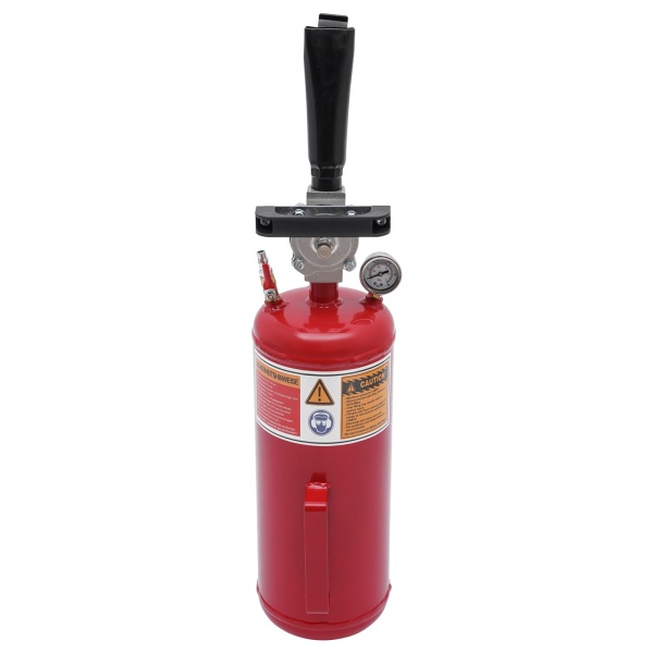 Remplisseur de talon de pneu 8L, Gonfleur de pneus à air comprimé, Pression maximale 1Mpa/145PSI (rouge)