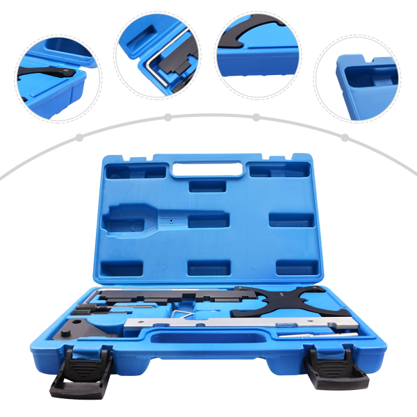 Kit d'outils de réglage du moteur, Kit d'outils de réglage de l'arbre à cames, Noir