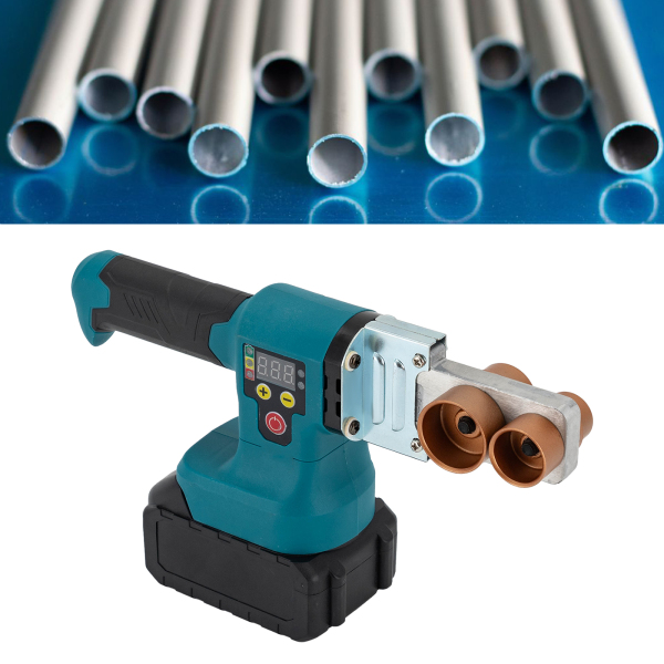 Machine de soudure de tuyau d'eau de batterie au Lithium 280W Machine de soudage de tuyaux en plastique avec 5 têtes Machine de soudure de tuyau d'eau de batterie au Lithium 280W Machine de soudage de tuyaux en plastique avec 5 têtes