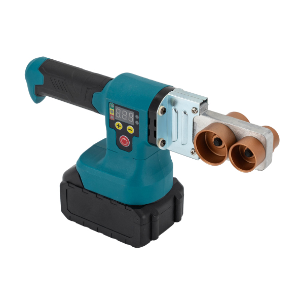 Machine de soudure de tuyau d'eau de batterie au Lithium 280W Machine de soudage de tuyaux en plastique avec 5 têtes Machine de soudure de tuyau d'eau de batterie au Lithium 280W Machine de soudage de tuyaux en plastique avec 5 têtes