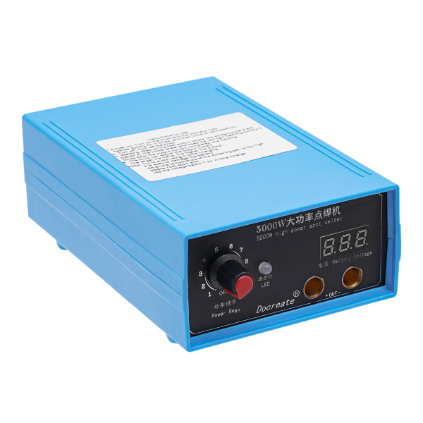 CNCEST – soudeuse par points automatique à pédale 5000W, avec 9 vitesses réglables, Mini soudeuse par points pour batterie avec feuille de Nickel