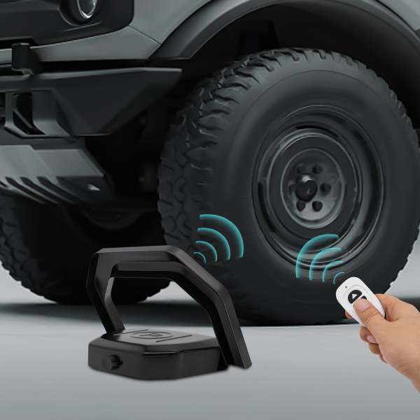 Verrouillage automatique du stationnement de voiture, borne de stationnement télécommandée avec 2 télécommandes