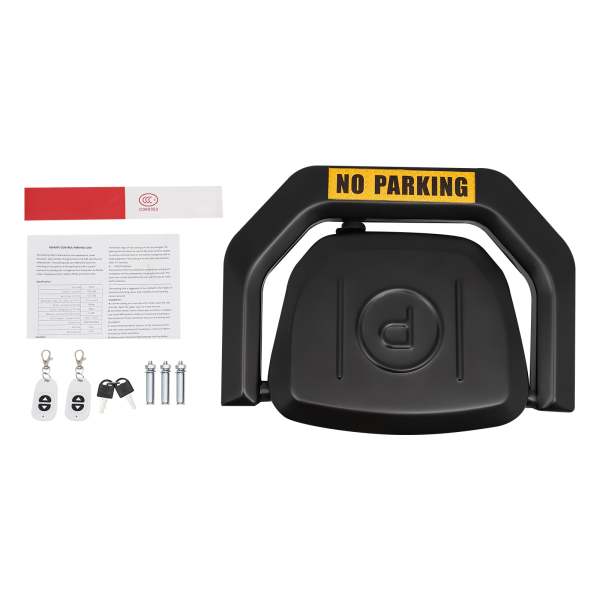 Verrouillage automatique du stationnement de voiture, borne de stationnement télécommandée avec 2 télécommandes