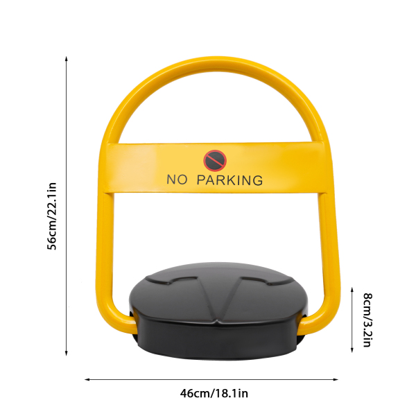 Loquet de stationnement automatique, télécommande, gain de place, barrière de stationnement étanche