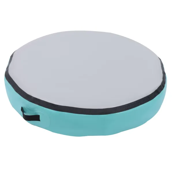 Tapis de gymnastique gonflable - Avec pompe à air électrique pour gymnastique, exercice, parc, usage domestique