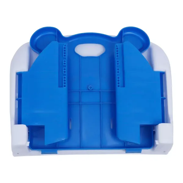 Chaise Haute Portable avec système Anti-dérapant, Ceinture de sécurité pour 6 Mois à 1.5 Ans (Bleu, Vert, Rose)