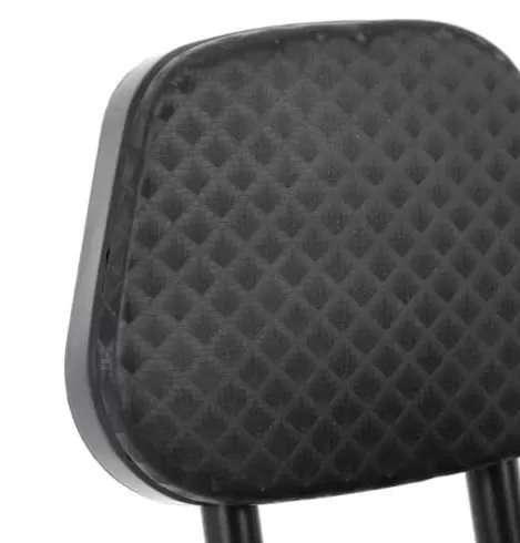 Fietszadel met PU-rugleuning Waterdicht Zacht zadel voor elektrische fiets Universeel Zwart