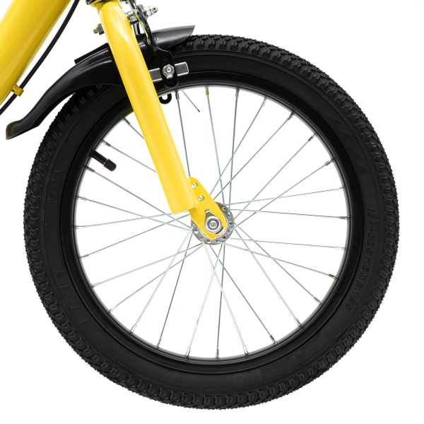 Vélo pour enfant 16 pouces garçon et fille - Cadre en acier carbone - Roue avec frein