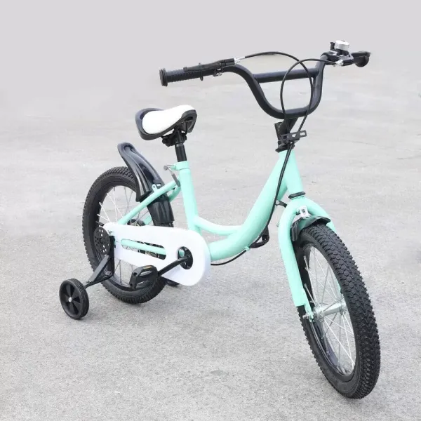 Vélo enfant 16 pouces pour fille et garçon à partir de 4 à 8 ans avec stabilisateurs antidérapants