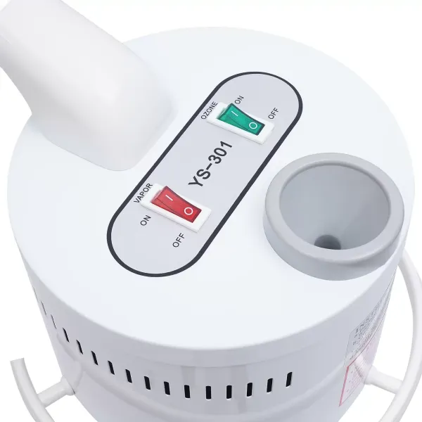 Vapeur pour le visage 2 en 1 et lumière grossissante, nettoyage en profondeur hydratant pour le visage Sauna Spa Steamer