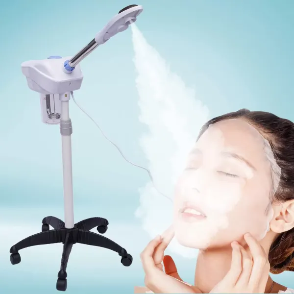 Vapeur facial Ozone Spa Vapeur facial Nettoyage en profondeur 360° Pivotant Humidité de la peau Nettoyage 750W